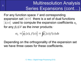 Comprehensive Overview of Wavelets and Multiresolution Analysis in ...
