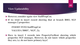 Updatability Chapter 07 ddl_sql | PPT