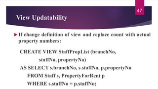 Updatability Chapter 07 ddl_sql | PPT