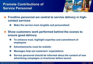 Chapter 07 promoting services and educating customers | PDF