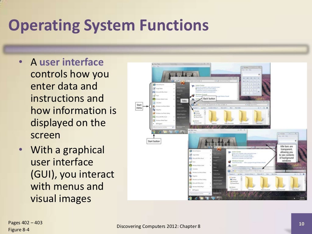 CH08 Types Of Utility Programs And Operating System