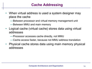 Chapter_08_Cache_Memory.pdf architectue and organization | PDF