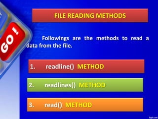 Chapter 08 data file handling | PPTX