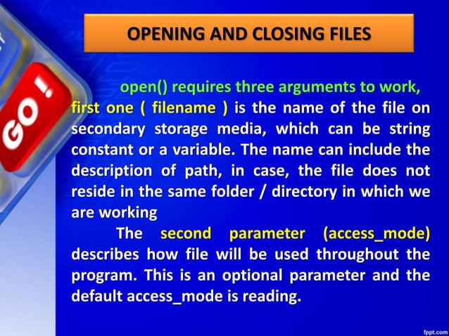 Chapter 08 data file handling | PPT