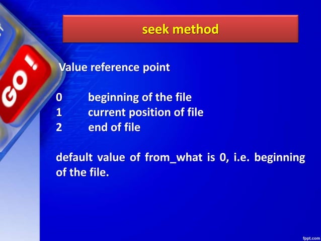 Chapter 08 data file handling | PPT