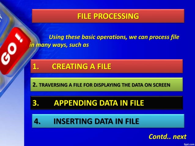 Chapter 08 data file handling | PPT