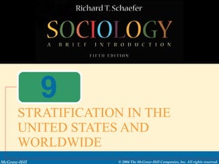 9 STRATIFICATION IN THE UNITED STATES AND WORLDWIDE 