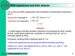 various Digital signatures algorithms.ppt