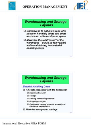 Process Layout Minimizing Handling Cost Problem Example Chapter 09 layout_strategies | PDF