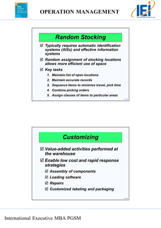 Stocking Strategy Examples Chapter 09 layout_strategies | PDF