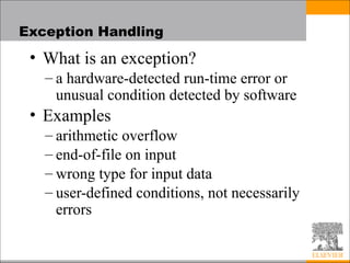 In-Depth Exploration of Subroutines, Parameter Passing, and Exception ...