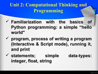 Chapter 0 syllabus 2019 20 | PPT