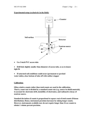 Soil Physical Properties for the measurements | PDF