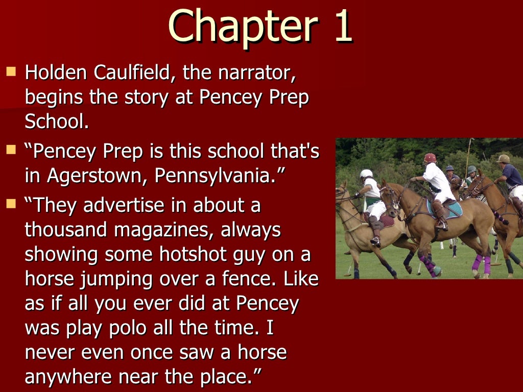 Catcher in the Rye Chapter 1