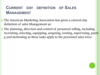 Sales Definition Normal Chapter 1 | PPTX