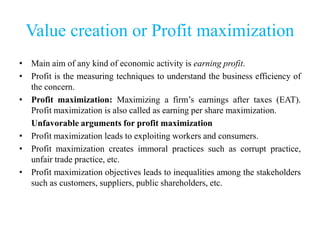 Slides of financial Management in MBA Executive | PPTX