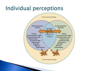 Individual perceptions