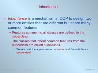 Chapter1 - Introduction to Object-Oriented Programming and Software ...
