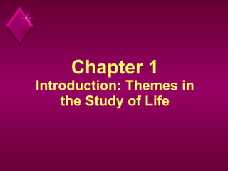 Chapter 1 Introduction: Themes in the Study of Life 
