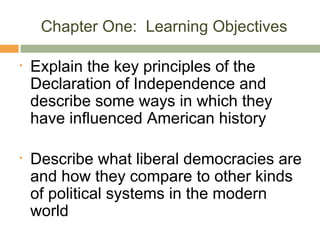 liberalism in declaration of independence