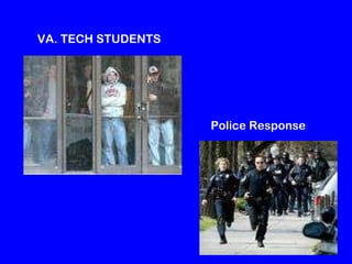 VA. TECH STUDENTS Police Response 