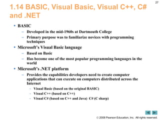 Chapter1- Introduction to Computers and the Internet | PPTX