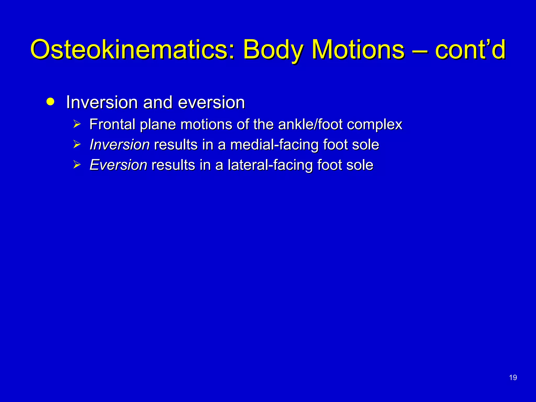 Basic Principles of Kinesiology | PPT