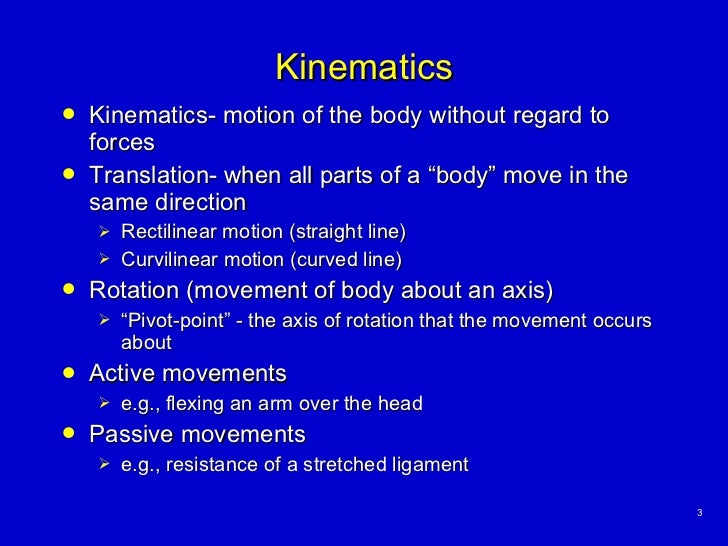 Basic Principles of Kinesiology
