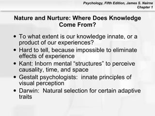 Knowledge Trait Psychology 101: Chapter1 | PPT