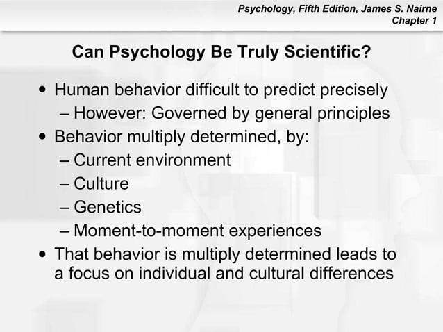 Psychology 101 Chapter1 Ppt Psychology 101 Chapter1 Ppt