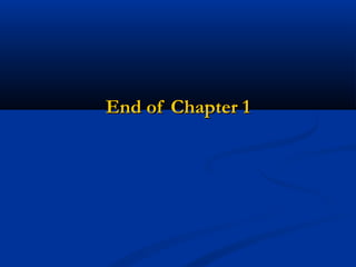 End of Chapter 1
 