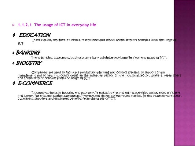 role of ict in education pdf