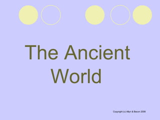 The Ancient World   