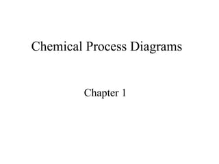 Chemical Process Diagrams


        Chapter 1
 