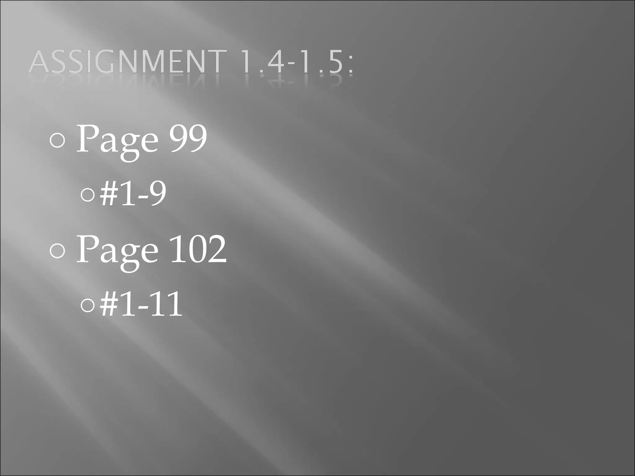 o Page 99
o#1-9
o Page 102
o#1-11
 