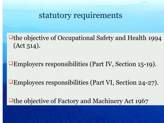 Osha 1994 Section 15
