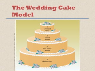 The Wedding Cake 
Model 
Source: Based on Samuel Walker’s Sense and Nonsense about Crime (Monterey, CA: Brooks/Cole, 1983). 
 