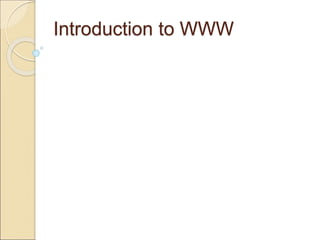 introduction to web application development | PPT