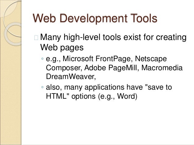 introduction to web application development