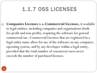 Open Source Operating System [Chapter 1] | PPT