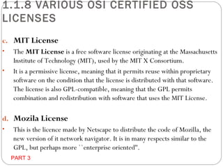Open Source Operating System [Chapter 1] | PPT