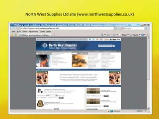 North West Supplies Ltd site (www.northwestsupplies.co.uk)
 