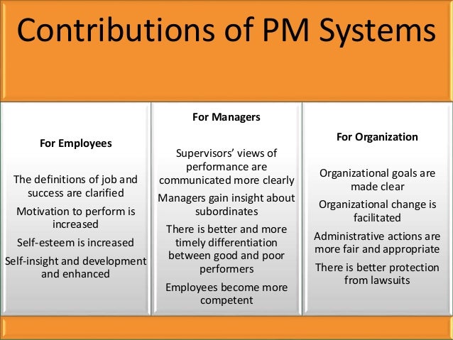 performance management system