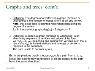 Chapter1 Formal Language and Automata Theory | PDF