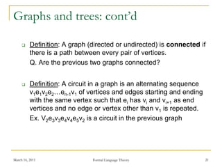 Chapter1 Formal Language and Automata Theory | PDF
