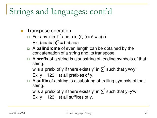 Chapter1 Formal Language and Automata Theory