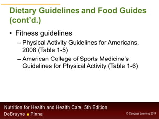 Chapter 1 - Overview of Nutrition and Health | PDF