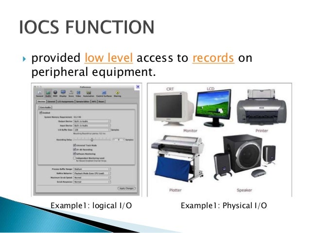 Input Output Control System