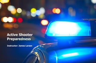 Active Shooter Preparedness PDF First Aid Injuries