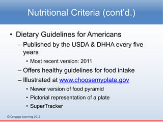 Chapter 1 - Food Selection | PPTX